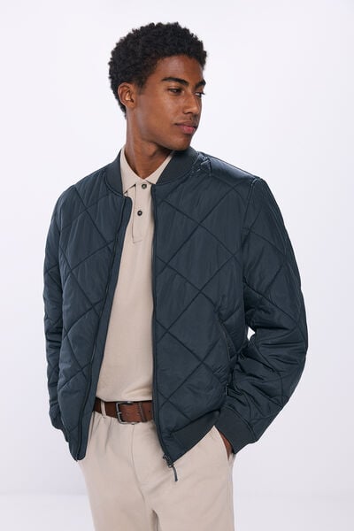 Springfield Casaco bomber acolchoado verde