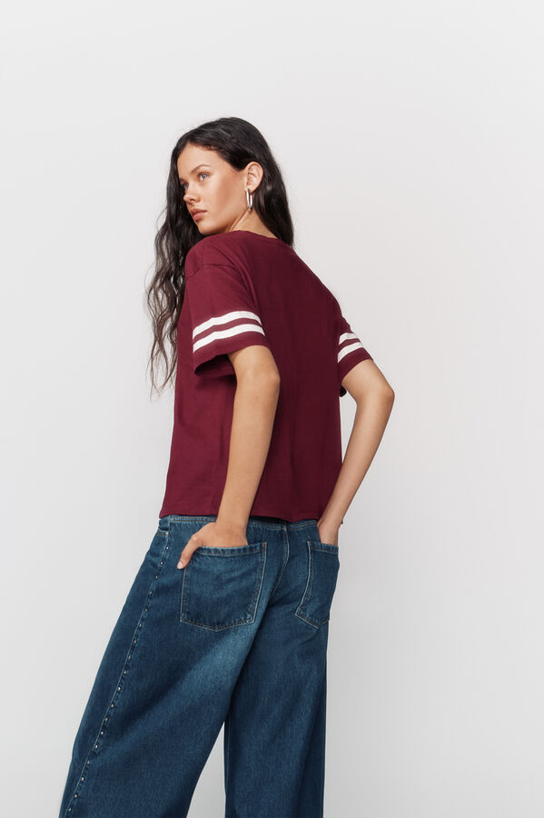 High Spirits Camiseta Rookie burdeos