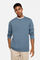Springfield Long-sleeved Henley T-shirt acqua