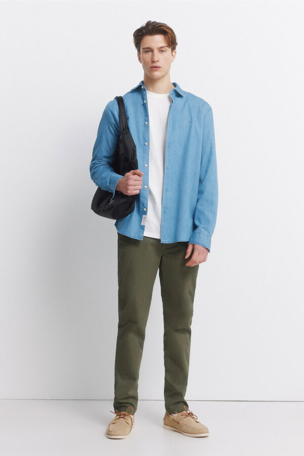 Springfield Denim shirt blue