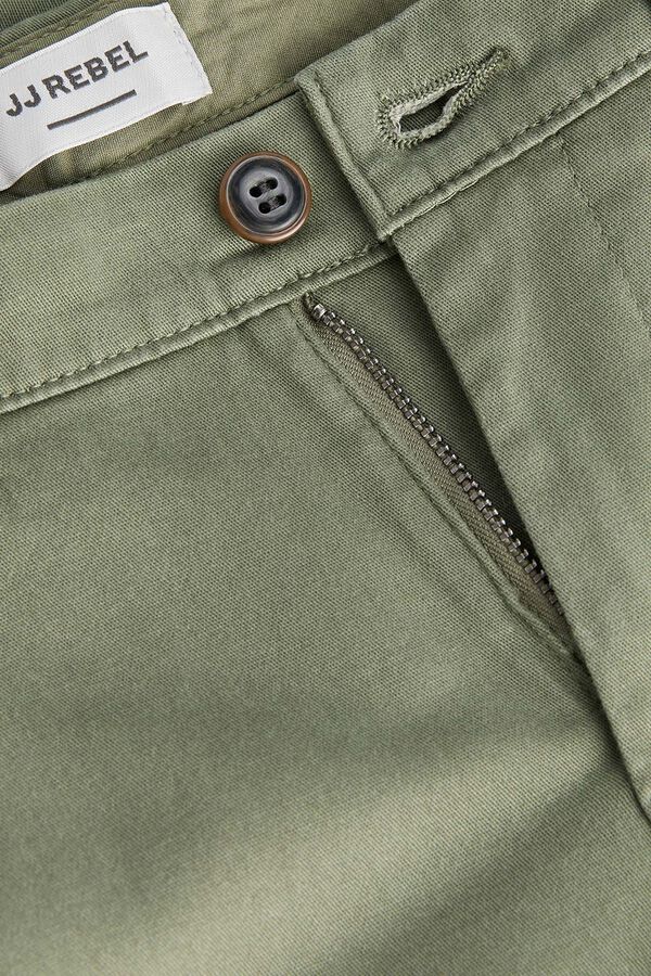 JJ REBEL Pantal&oacute;n chino slim fit verde