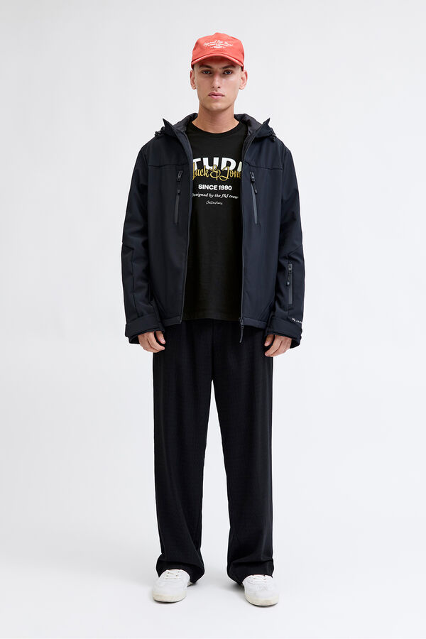 Jack & Jones Studio sleeve T-shirt fekete