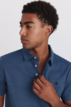 Springfield Microraya jersey slim fit polo shirt
