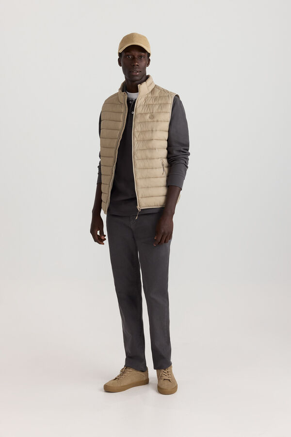 Springfield Puffer gilet nude
