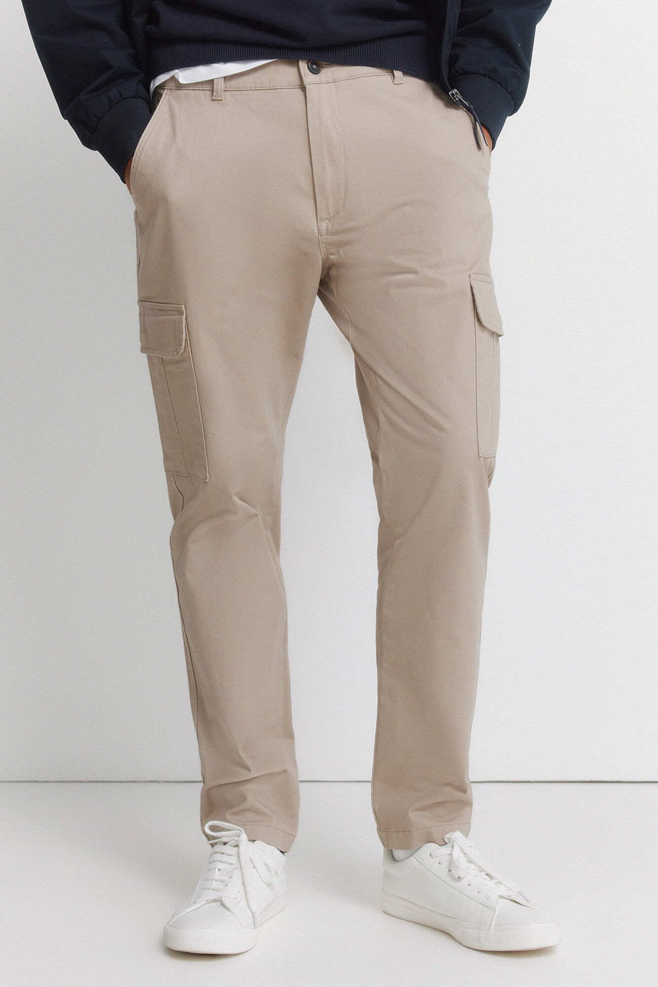 Springfield Slim fit cargo comfort trousers