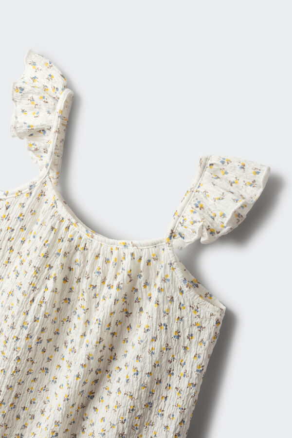 Springfield Kids Vestido flores ni&ntilde;a amarillo