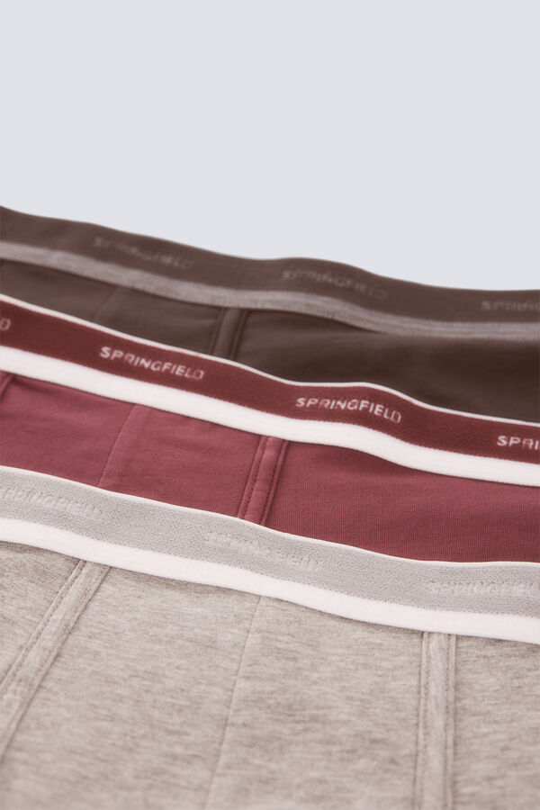 Springfield Pakovanje 3 komada udobnih bokserica Siva