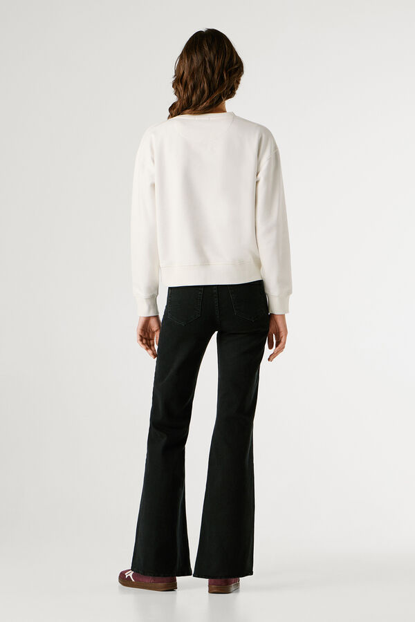 Pepe Jeans Sudadera manga larga marfil