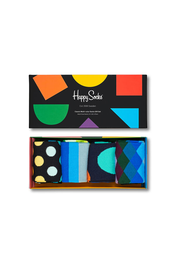 Springfield 4-pack classic multicolour socks black