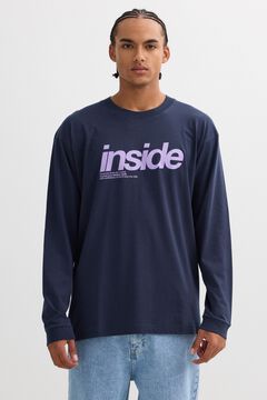 Inside Lang&auml;rmeliges Oversize-T-Shirt
