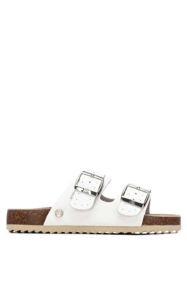 XTI Bio mule sandal white