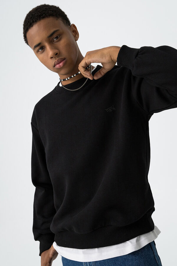 Tiffosi Young Sudadera Regular con logo negro