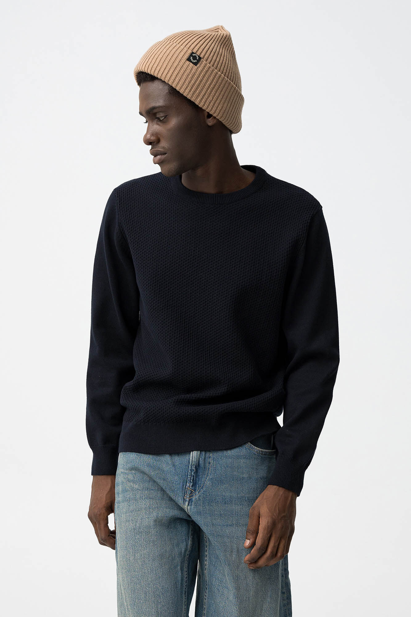 Tiffosi Camisola de malha texturizada