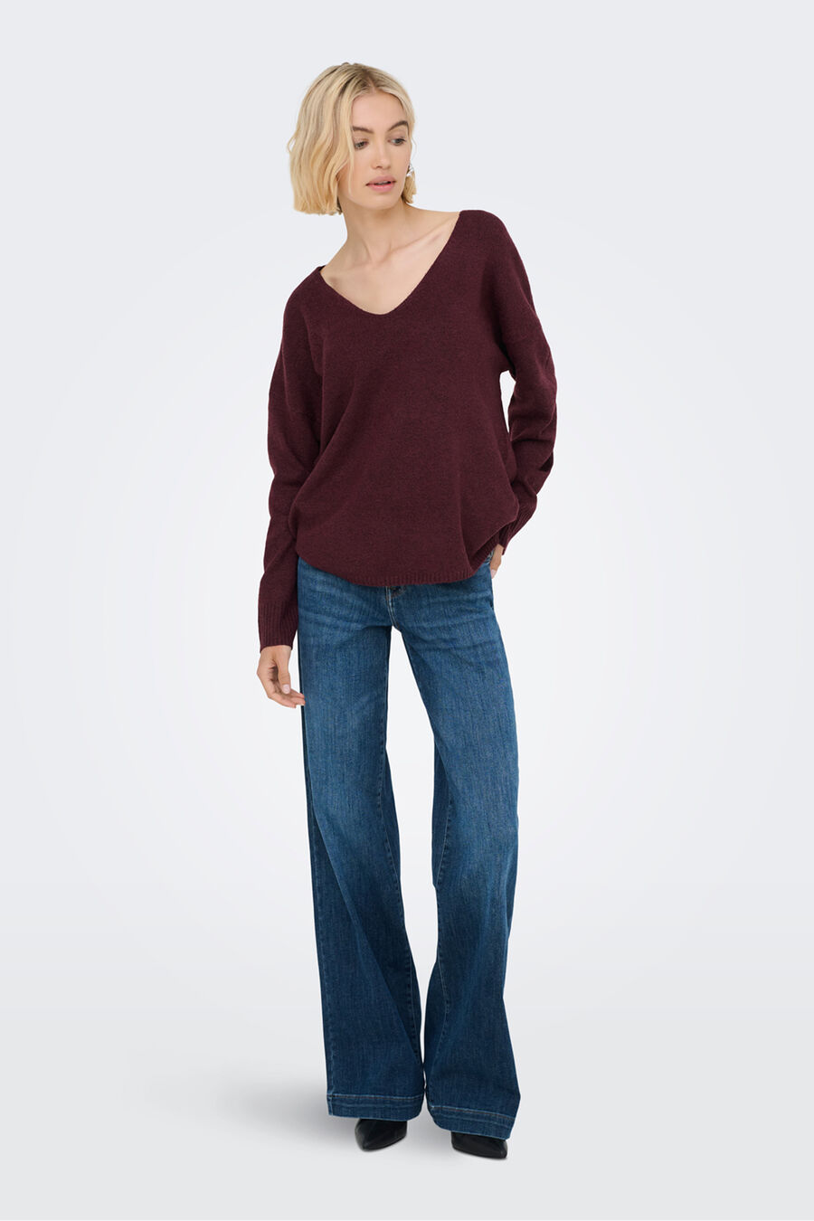 Jersey de cuello pico