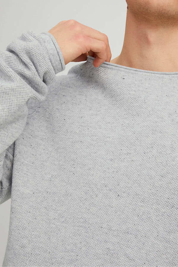 Jack & Jones Essential jersey-knit jumper grey