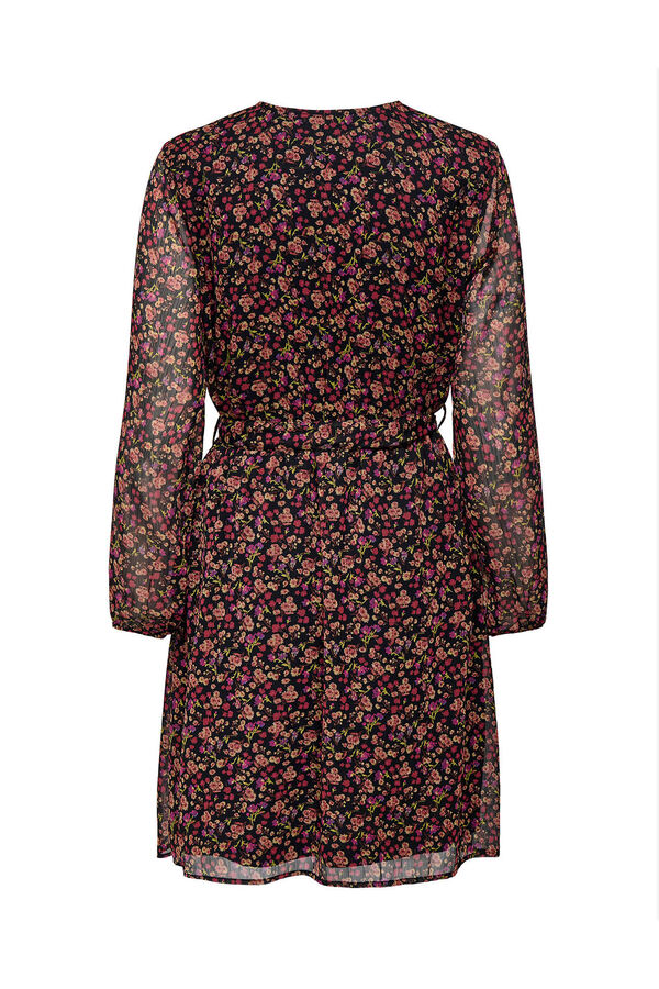 Only Vestido corto de gasa estampado