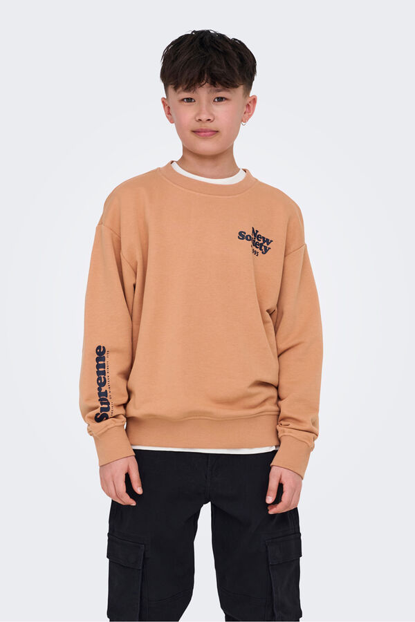 Only & Sons Junior Sudadera ni&ntilde;o tostado