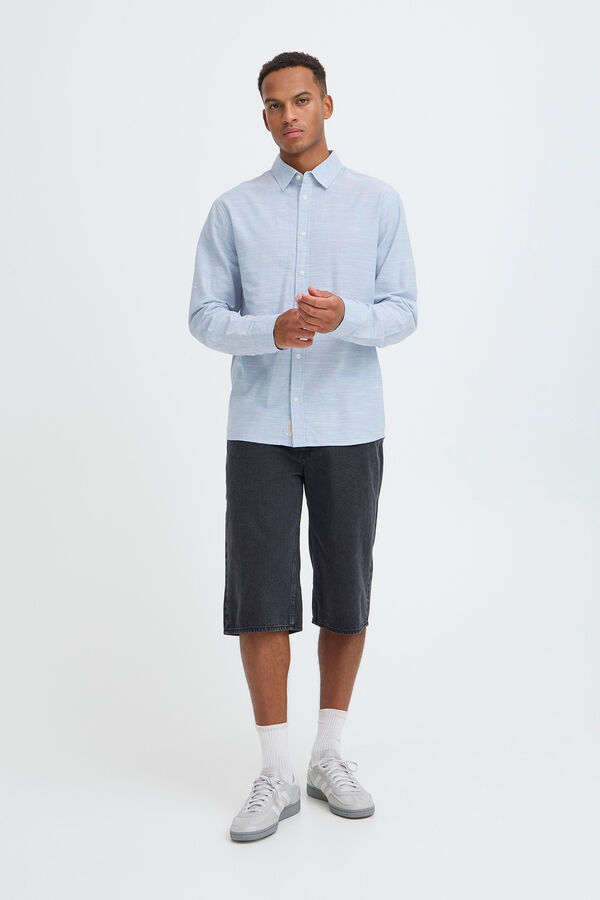 Blend Camisa manga larga azul
