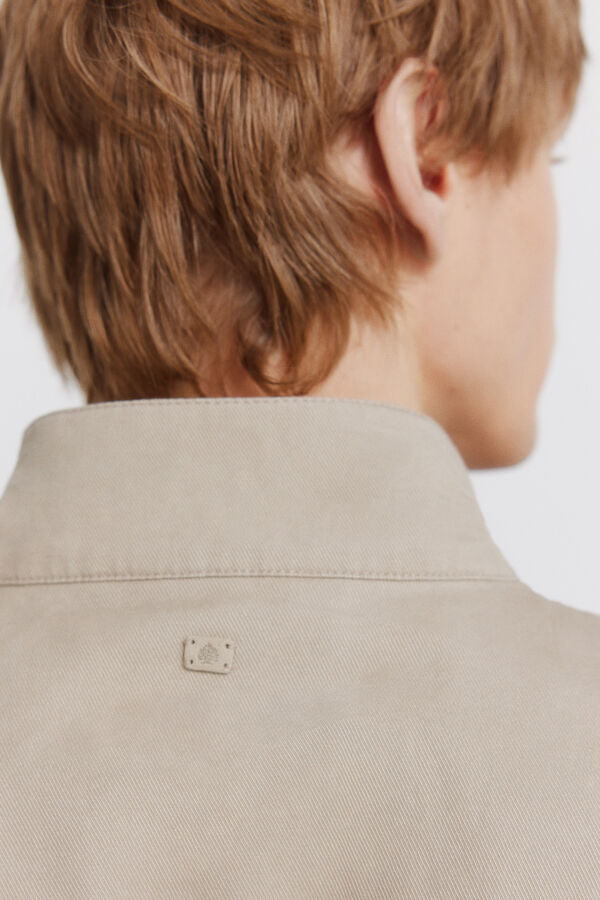 Springfield Linen cotton lightweight jacket nude