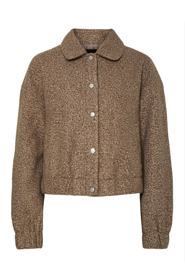 Pieces Chaqueta teddy Braon