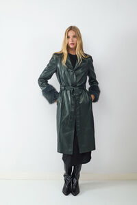 Balmohk Trench efecto piel detalle pelo