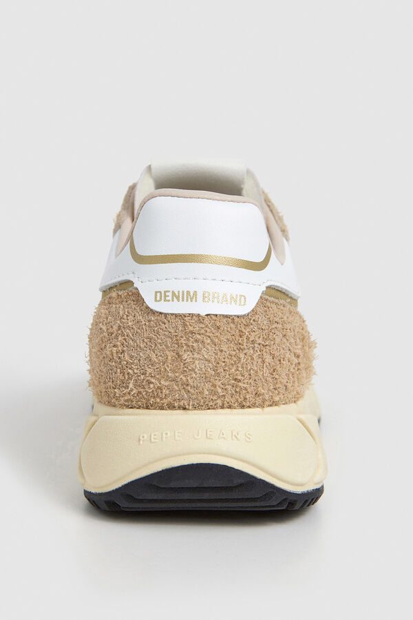 Pepe Jeans Zapatillas Con Detalles En Ante marfil