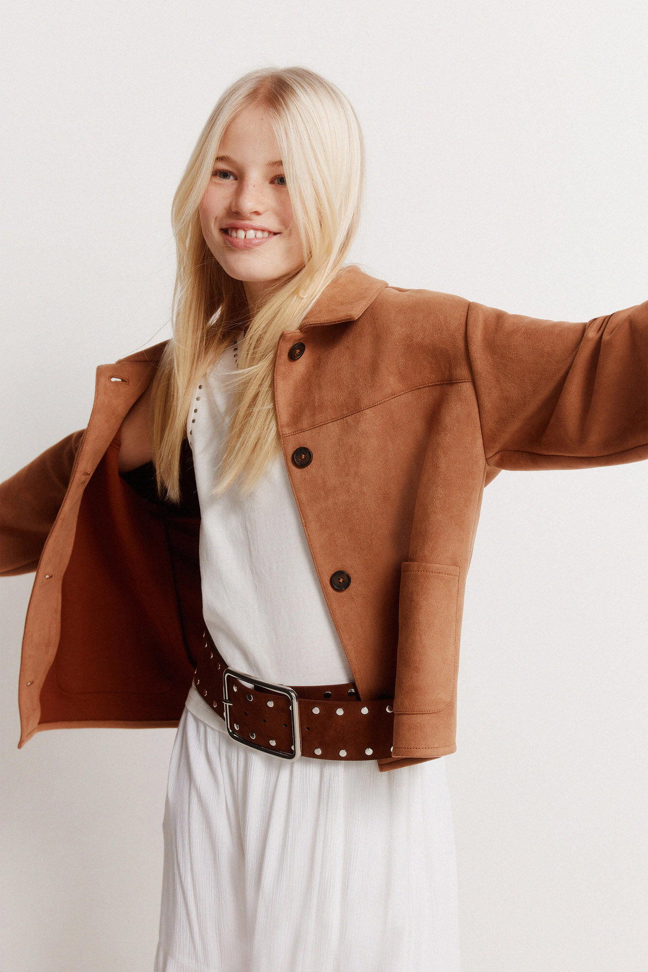 Springfield Kids Chaqueta antelina ni&ntilde;a