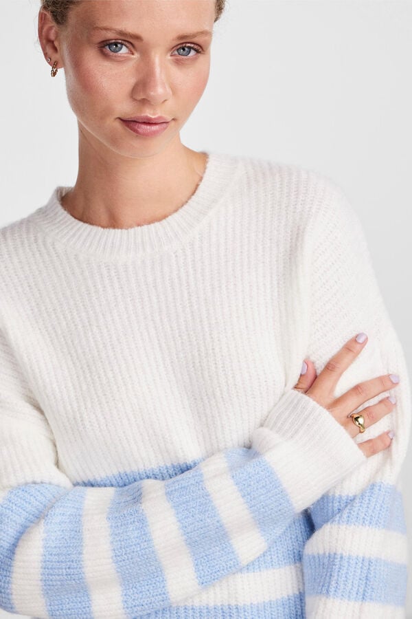 Springfield Soft knit jumper white