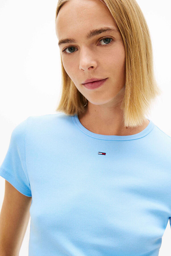Tommy Jeans T-shirt de manga curta azul