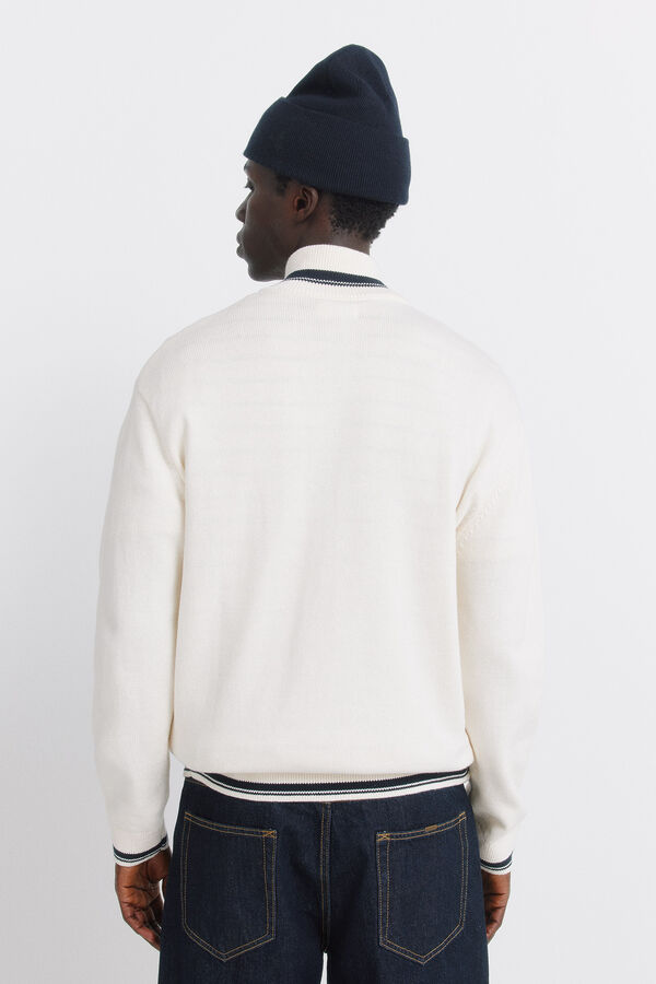 Springfield Basic zip- zip fastening white