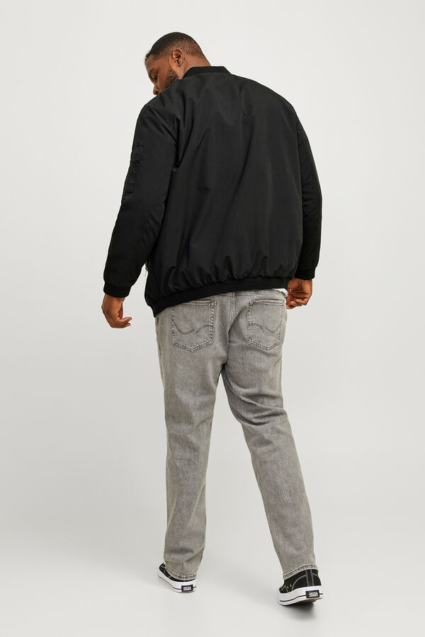 Jack & Jones PLUS Jaqueta bomber leve preto