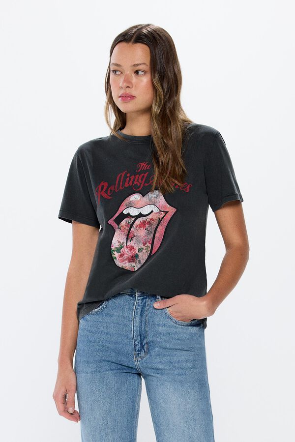 Springfield Majica „The Rolling Stones“ ugljensiva