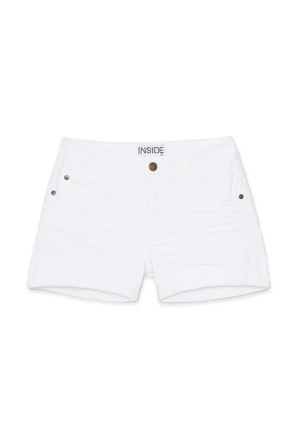 Springfield Shorts mittelhoher Bund Farbe blanco