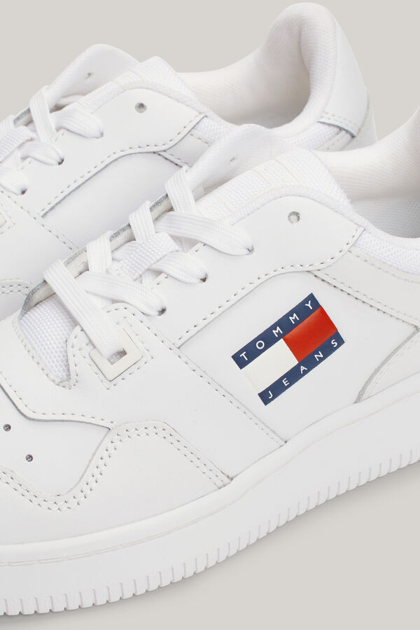 Tommy Jeans Tommy Jeans women's basketball platform with flag  white