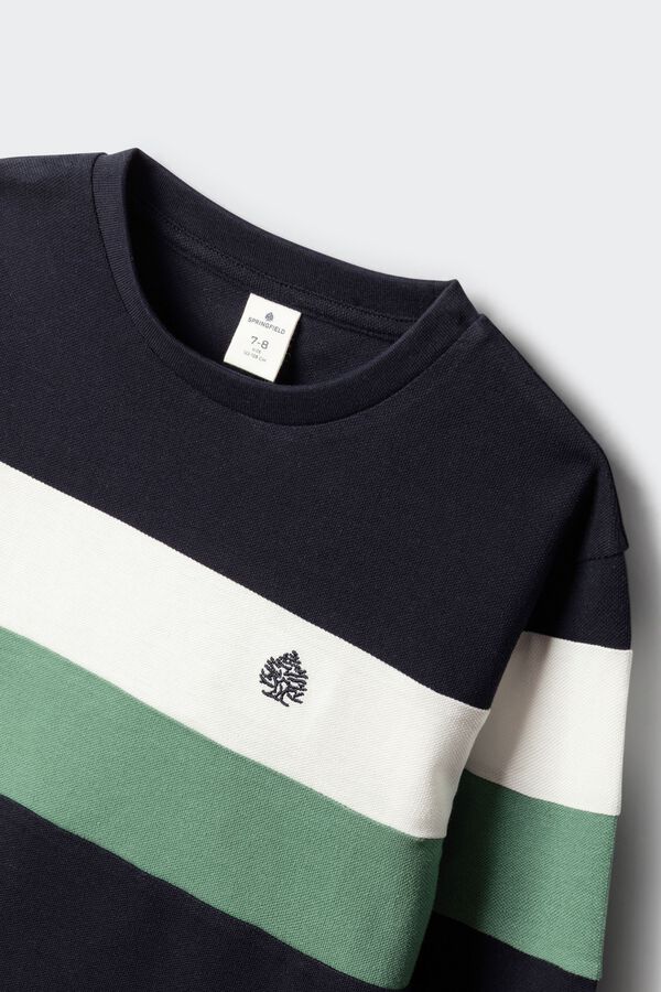 Springfield Kids Boys' basic long sleeve T-shirt blue