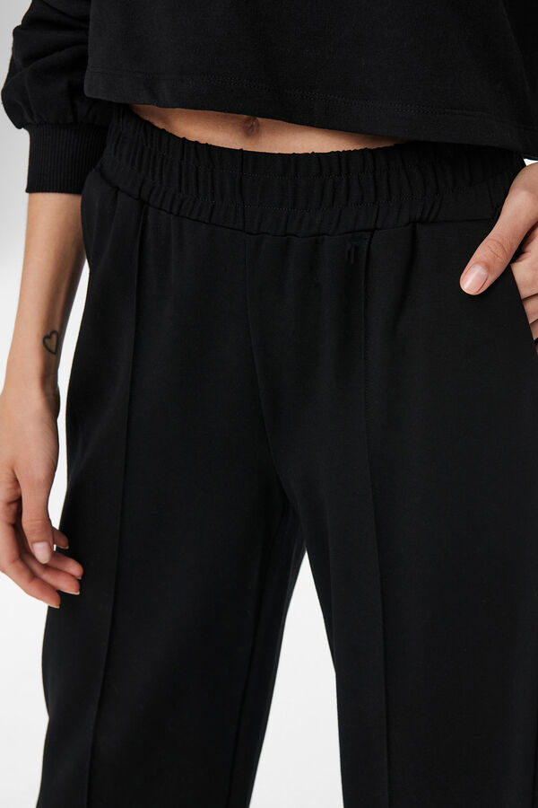 Springfield Fluid trousers with adjustable waist noir