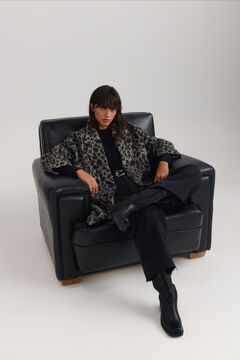 Springfield Animal print oversize coat