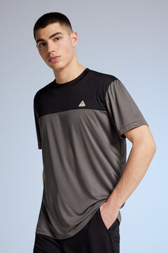 Springfield Outdoor cut-and-sew T-shirt grey mix