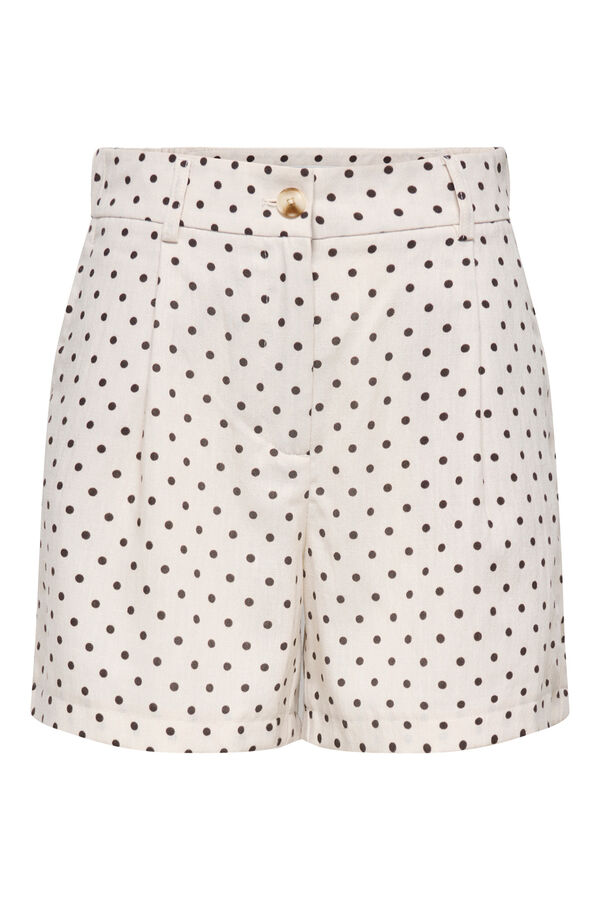 Only Short de lunares beige