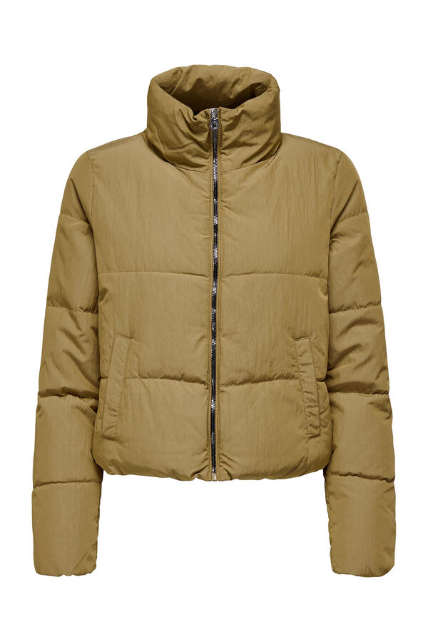 Springfield Short puffer jacket brun