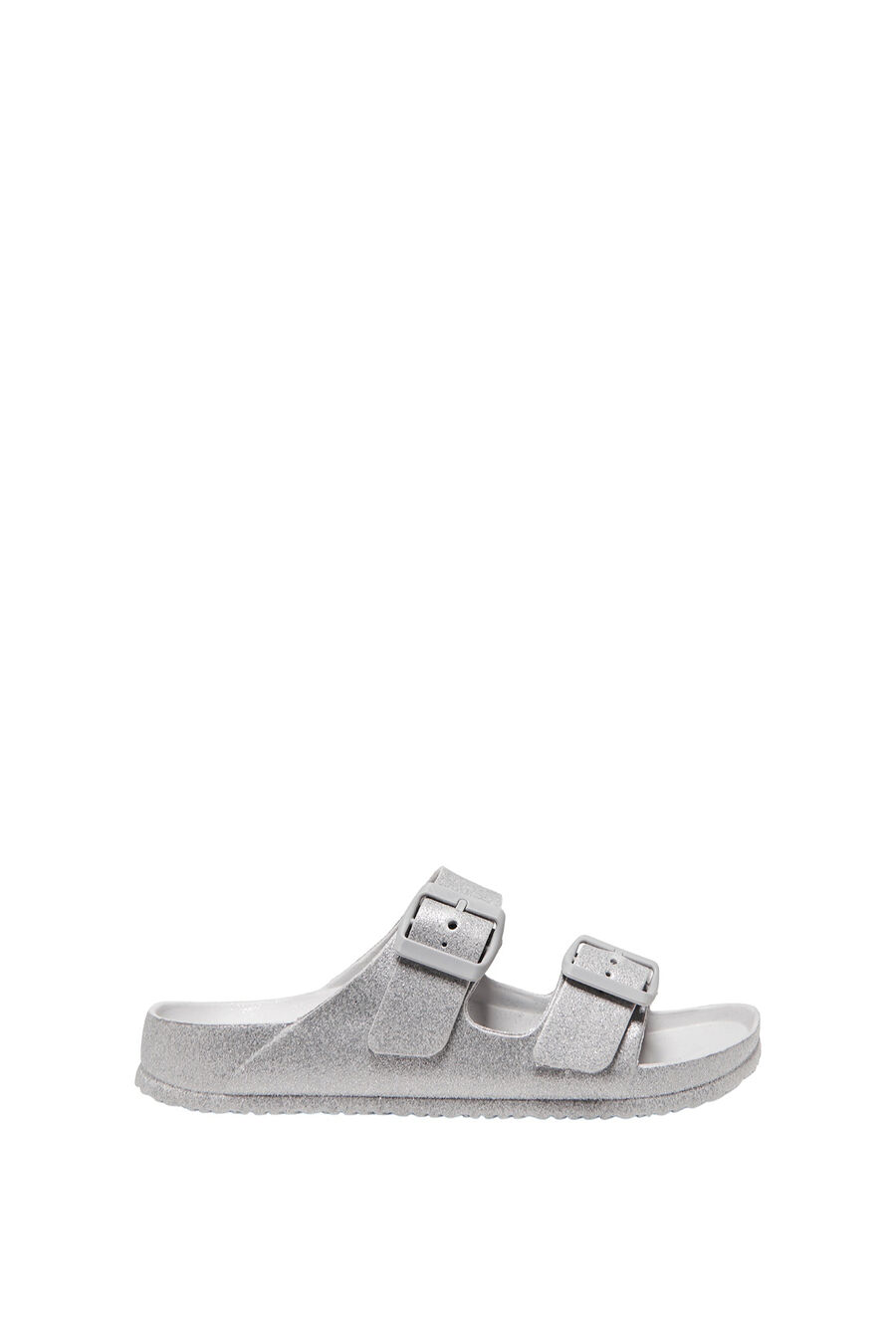 Sandalia plana glitter