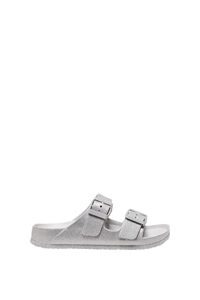 Only Glitzer-Flachsandale