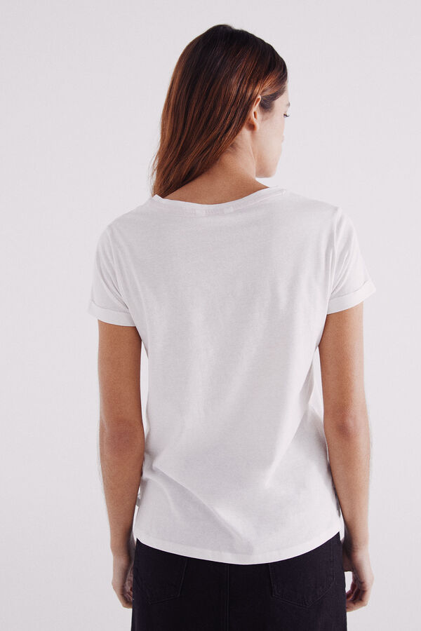 Springfield "Bonjour" T-shirt printed