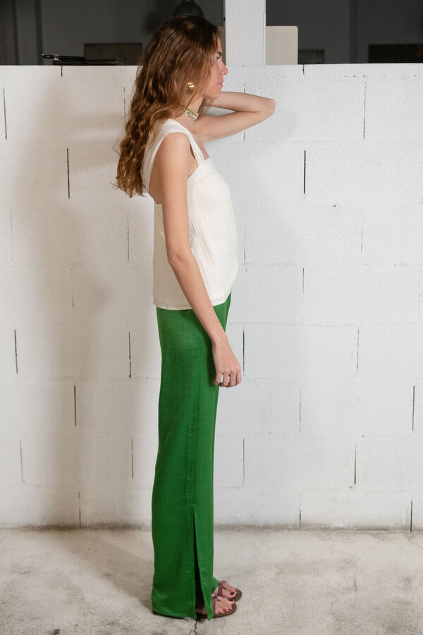 Cul Sac Pantal&oacute;n palazzo verde