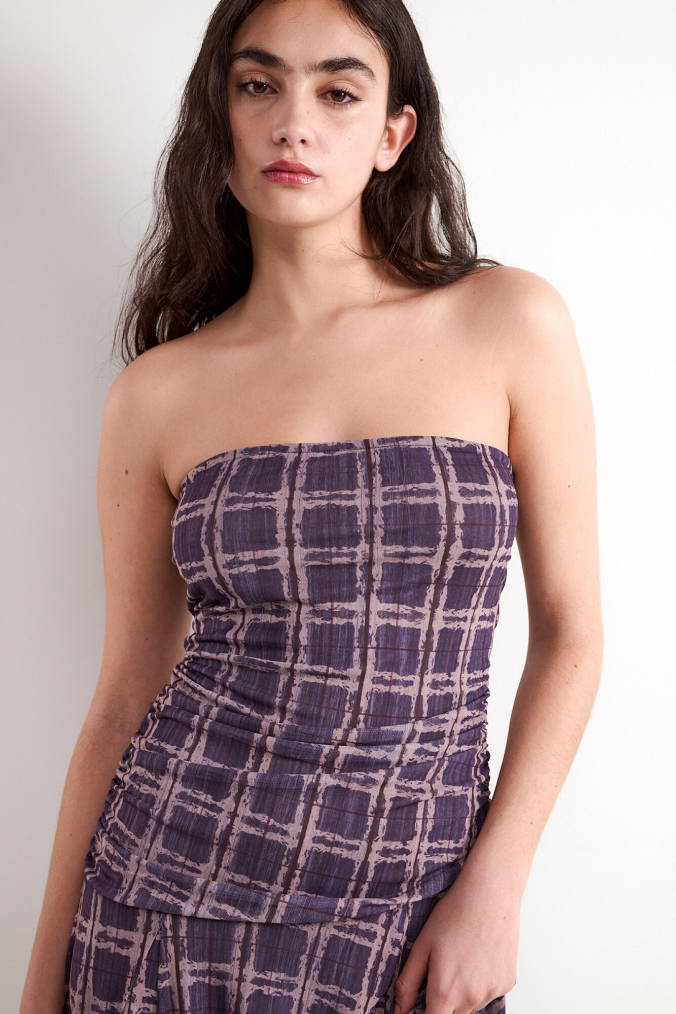 Balmohk vestido midi bandeau