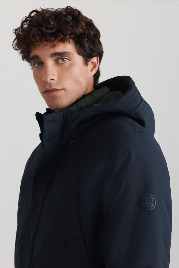 Springfield Thermal puffer parka blue