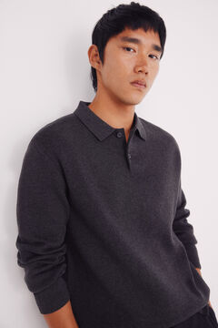 Springfield Džemper sa majica polo kragna i dugmići