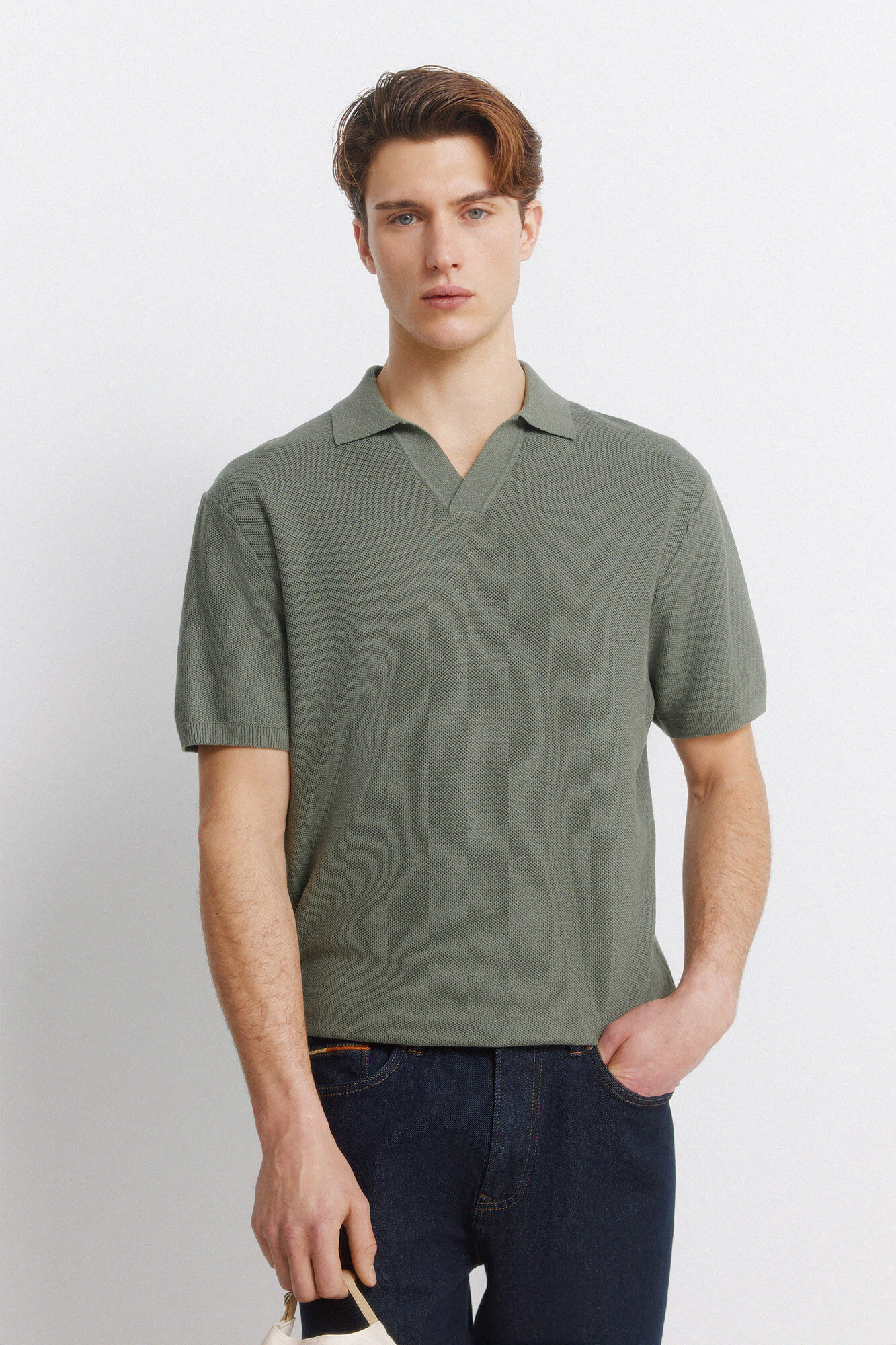 Springfield Link structure polo shirt