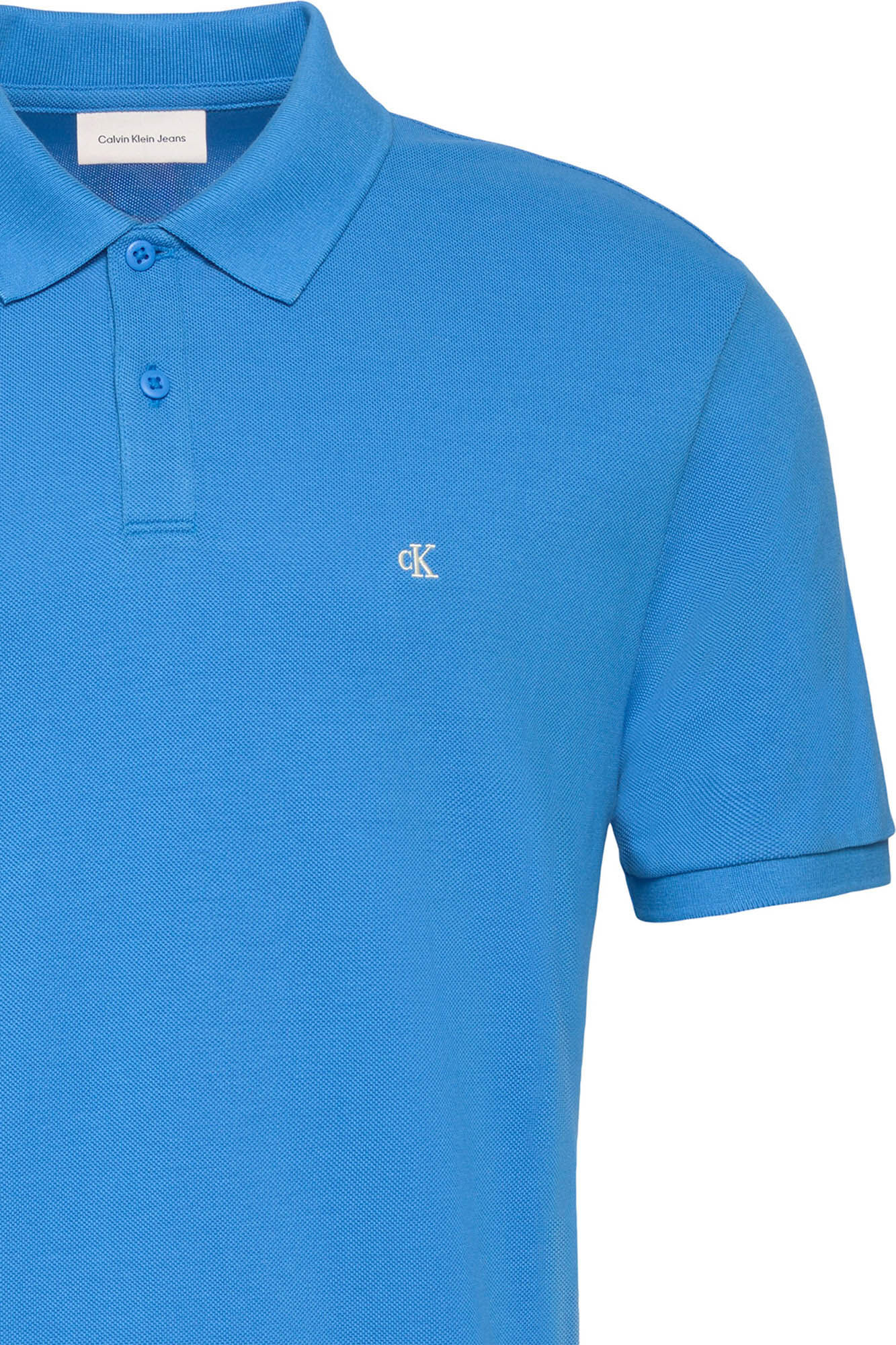 Calvin Klein Polo piqu&eacute; monogram