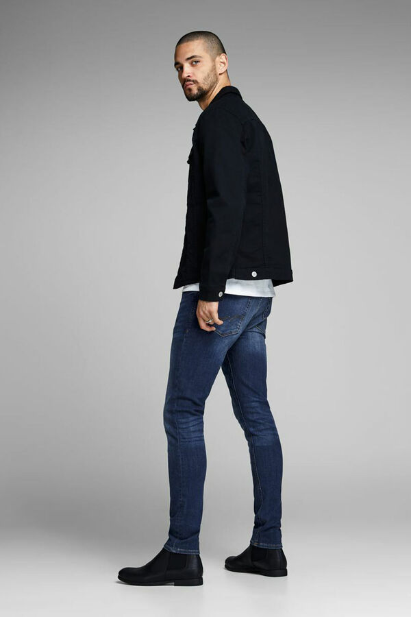 Springfield Liam skinny fit jeans kék